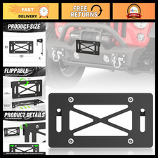 Universal Flip-up Winch License Plate Frame For 10 Hawse Fairlead - Off-road P Universal Flip-up Winch License Plate Frame For 10 Hawse Fairlead - Off-road P
