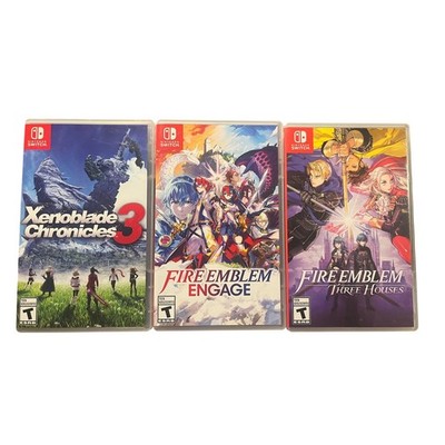 Empty Cases NintendoSwitch  RPG Bundle Xenoblade Chronicles 3 Fire Emblem Engage
