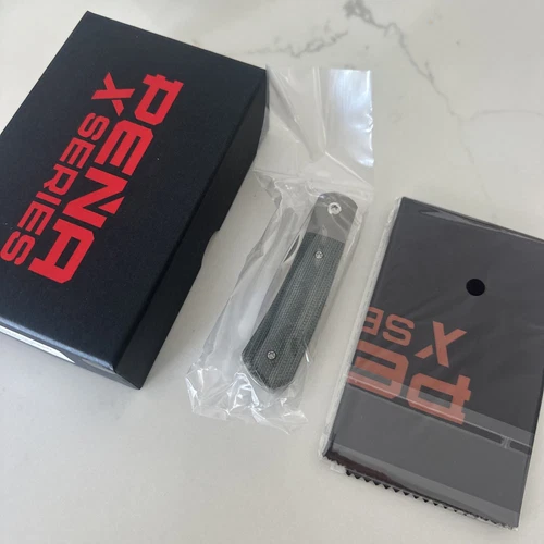 Enrique Pena X-Series Apache Front Flipper Knife Blue Denim EK Exclusive Sealed