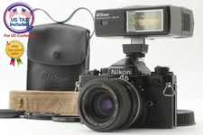 [MINT] Nikon FE Black 35mm SLR Film Camera Ais Ai-s 35-70mm Zoom Lens From JAPAN