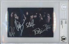 In Flames FULL BAND SIGNED AUTOGRAPH ALBUM ART CARD PHOTOGRAPH BAS Beckett COA