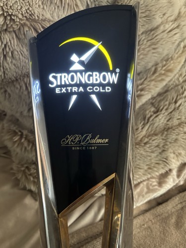 Strongbow Light Up Cider Beer Pump Bar Head Man Cave. - Picture 6 of 6