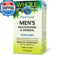 Natural Factors Whole Earth Sea Mens Multivit...