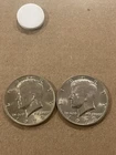 1972 P(no mint mark)&D Kennedy Half Dollar Two Coin Set-Nice Rim-Free Shipping