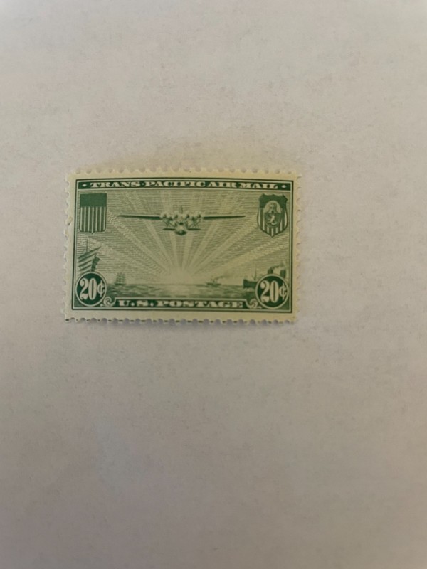 U.S. Airmail Stamp C21 Light Hinge Mint Very Fine  (sale 45)
