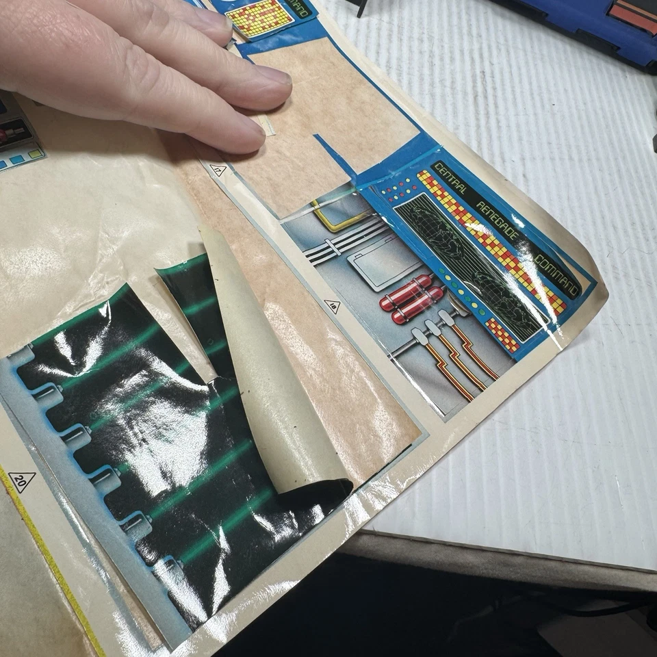 Tonka GoBots Thruster Enemy Renegade 1984 HQ Robo Machine Men Transformers Foto 3 de 4