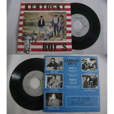 Kentucky Boy's - Jesse James +3 EP Private Press Garage Folk Breton