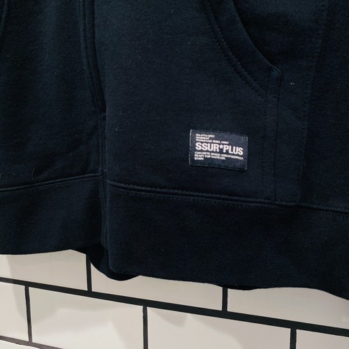 SSUR GUERSACE SUDADERA CON CAPUCHA CREMALLERA NEGRA - Imagen 5 de 6