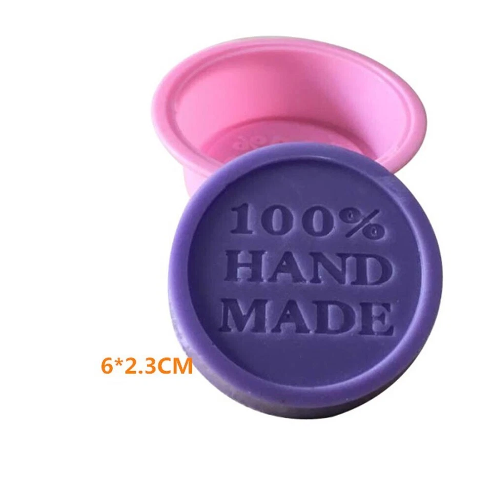 2Pcs Silicone Soap Mold DIY Handmade Soap Making Mould Cake Baking Craft Molds - Image 3 of 4