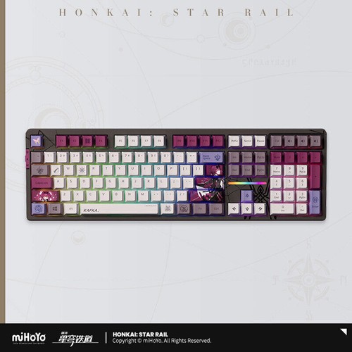 miHoYo Honkai Star Rail Kafka RGB tastiera meccanica ufficiale retroilluminata - Foto 27 di 27