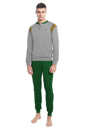 Pigiama SERGIO TACCHINI cotone caldo UOMO manica lunga premium tuta INVERNALE - Afbeelding 14 van 15
