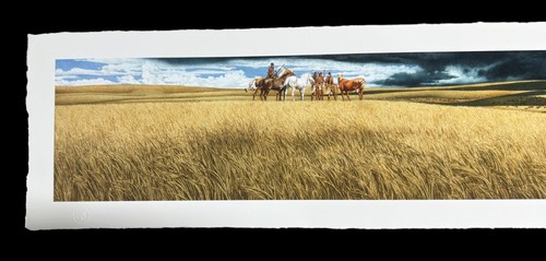 Stampa giclée Bev Doolittle L'ARRIVO edizione limitata firmata e numerata #314 - Foto 2 di 7