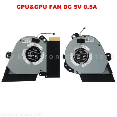 CPU & GPU Cooling Fan For GU502DU GA502IU GA502IV GU505DU 13NR03V0T02011 5V 0.5A