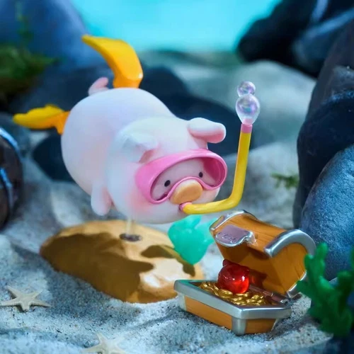 Original Lulu The Piggy Dreamy Blue Ocean Series Action Figure Blind Box Toys - Picture 15 of 32