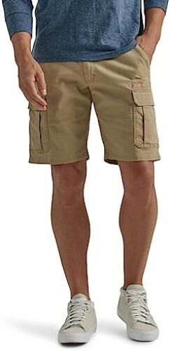 Wrangler Men’s Classic Cargo Shorts – Stretch Fit, Durable & Comfortable Siz