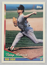 1984 TOPPS ~ Tony Fossas ~ Pitcher ~ #378 ~ Boston Red Sox