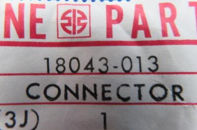 Kawasaki # 18043-013 CONNECTOR,ARRESTER, Baffle Tube, KS125 KD125