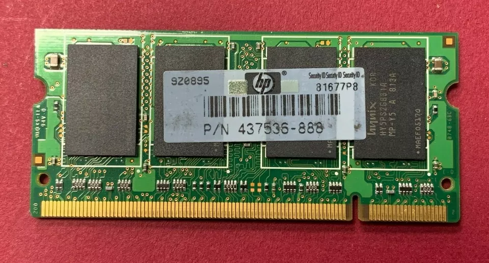 🔥HYNIX 2GB 2Rx8 PC2-5300S LAPTOP MEMORY RAM , HYMP325S64AMP8-Y5 - Image 2 of 2
