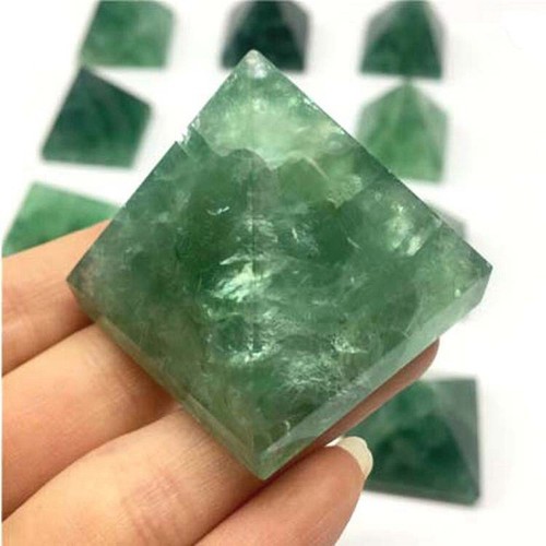 Natürliche Quarz Kristall Pyramide Chakra Heilenergie Edelstein Turm Unikat Dekor - Bild 93 von 164