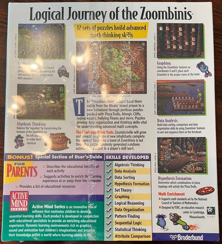Logical Journey of the Zoombinis CD Software 1996 Win Mac New! - Picture 2 of 7