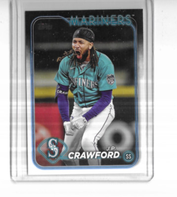 2024 Topps Series 1 #49 J.P. Crawford Seattle Mariners