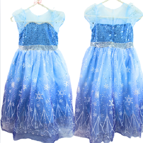 blue light up dress Light Blue Prom Dress main image 1