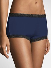 Maidenform Women's Microfiber Boyshort With Lace 40760