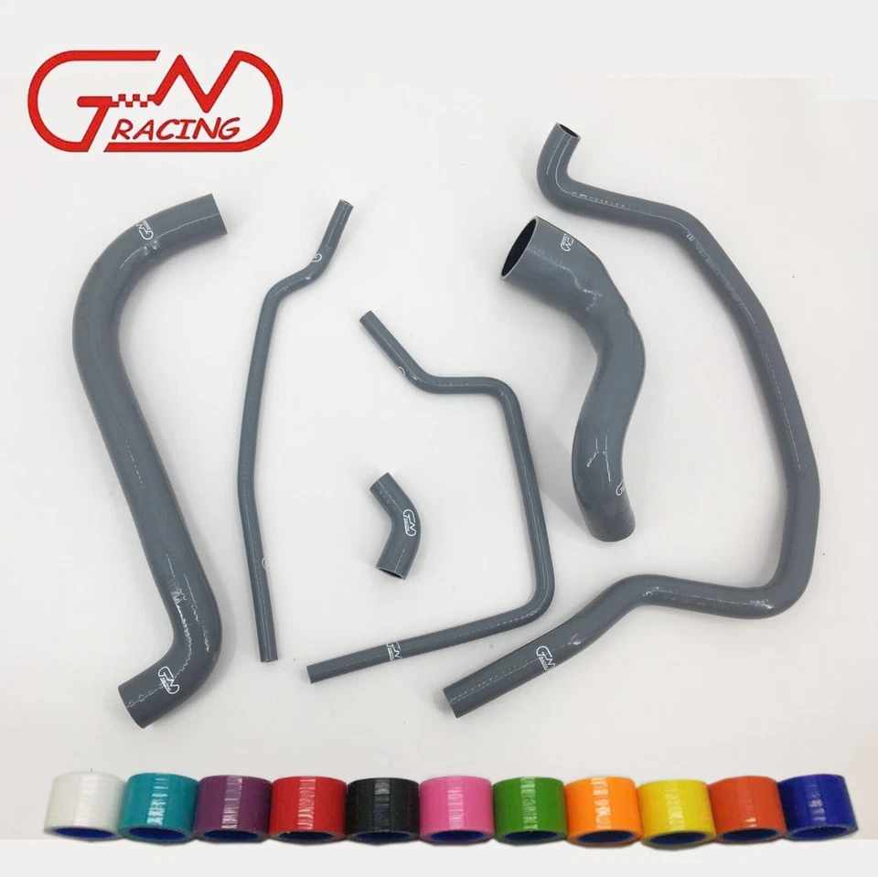 Kit de manguera de refrigerante de radiador de silicona rojo Fit 1987 1988 Porsche 924S 924 S Foto 3 de 4