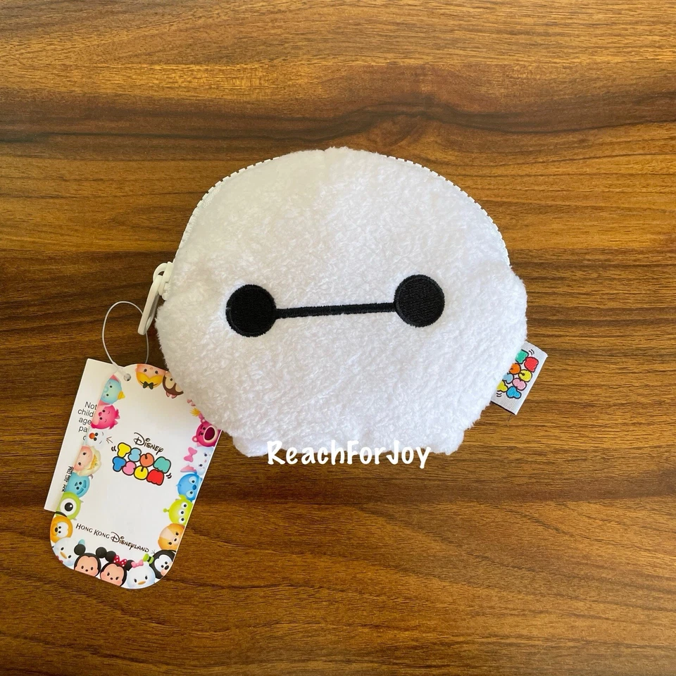 Tsum Tsum Baymax Reusable Bag Plush Pouch Big Hero Six Lot Disney Japan HKDL - Image 2 of 4