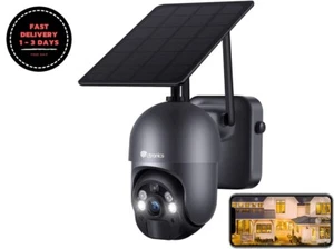 Cámara de seguridad solaire, batería de 10000 mAh y energía solaire, cámara WiFi.VIP