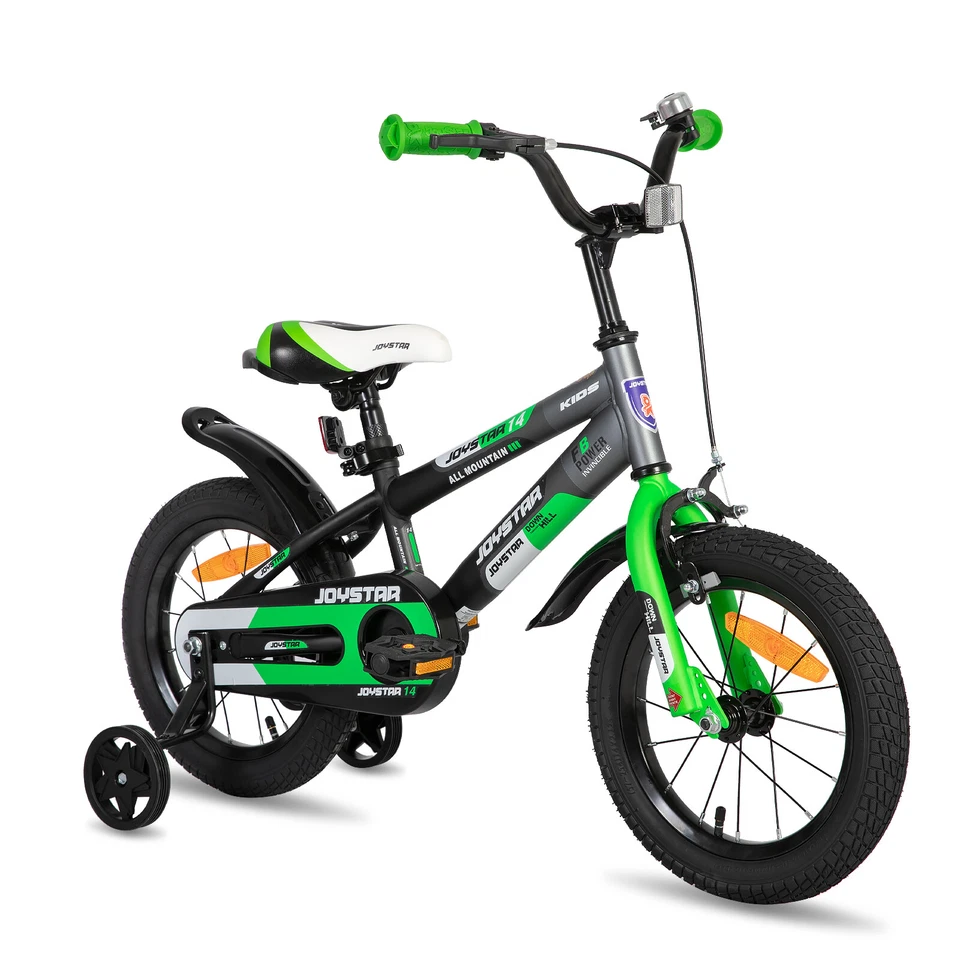 Bicicleta para niños JOYSTAR 12-16 pulgadas niños niñas edades 2-7 años ruedas de entrenamiento iluminadas Foto 3 de 4