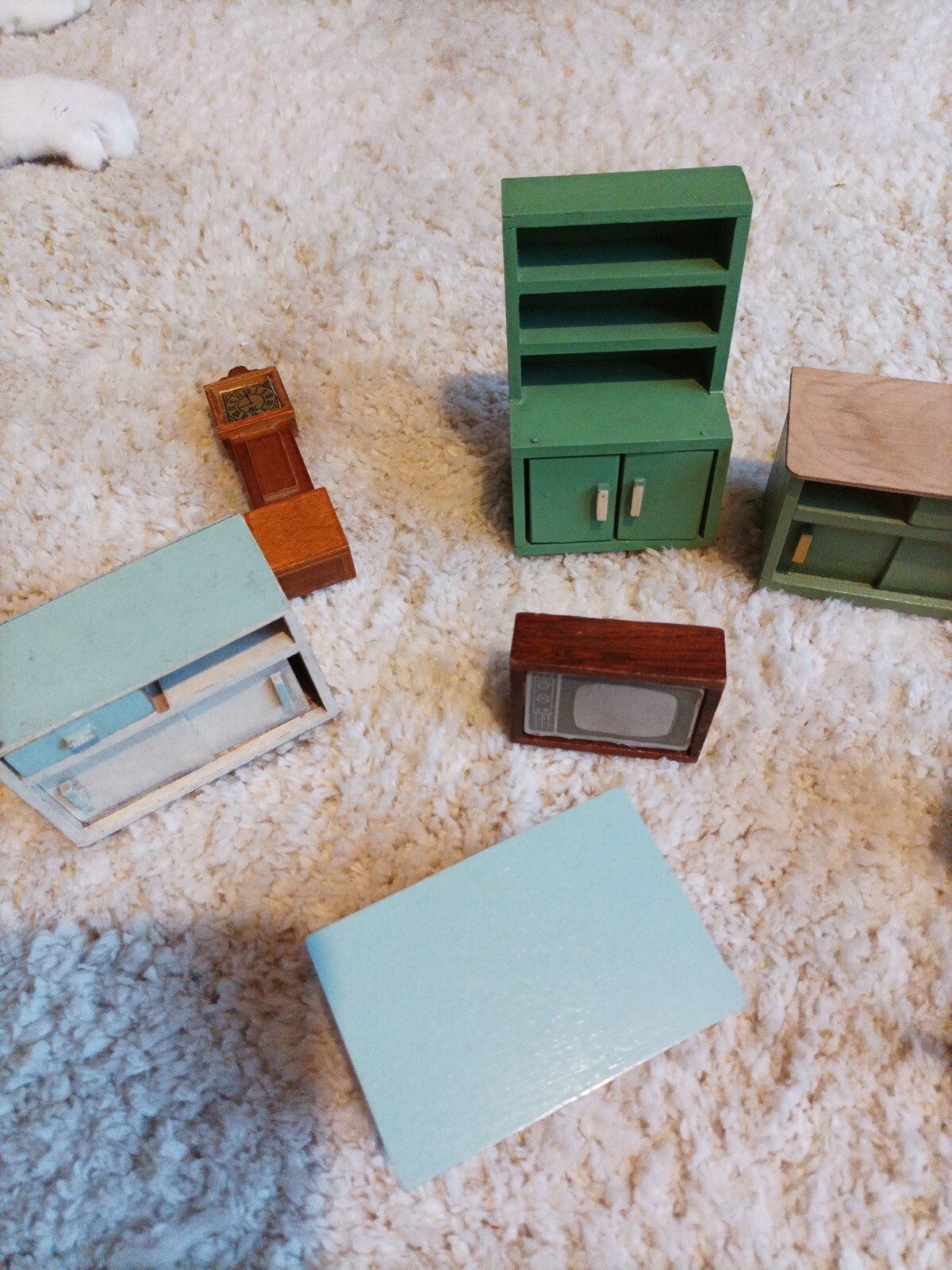 vintage dolls house furniture Pram Missing A Wheel eBay