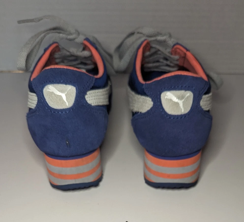 ZAPATOS PUMA CLÁSICOS CUÑA CAROLINA RAYAS MUJER US 7 EUR 37 1/2 ROPA DEPORTIVA Foto 4 de 4