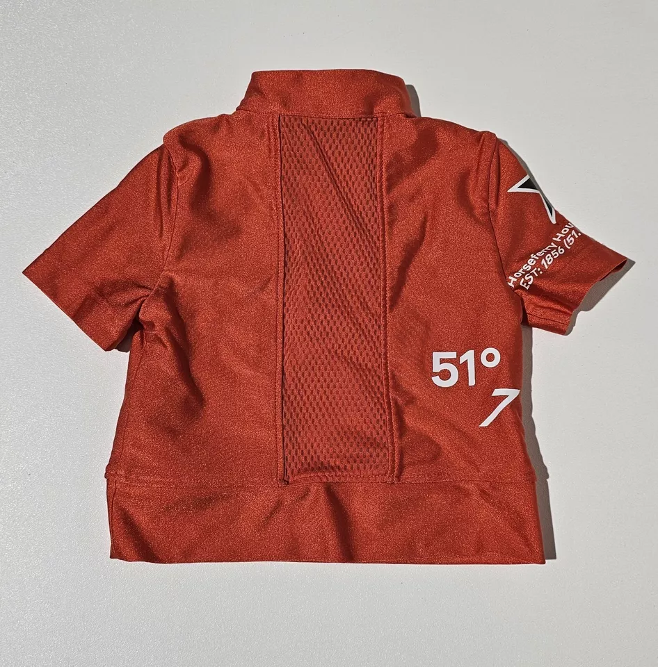 Conjunto Burberry Niños: Bicicleta (Ciclismo) Manga Corta Elastizada Jersey y Pantalones Cortos, Naranja Foto 4 de 4