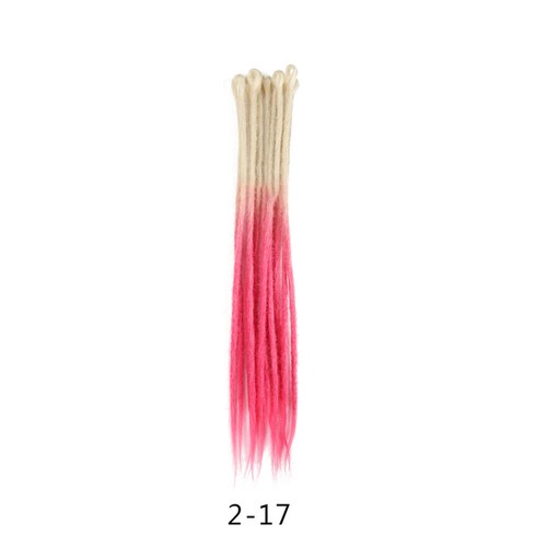 20inch Ombre Dreadlocks Hair Extensions Synthetic Crochet Braiding Dreads Locs - Picture 54 of 83