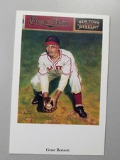 Gene Benson Capital Cards Production Negro League Post Card #BC004