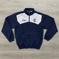 Vintage Umbro Football Track Jacket Mens S Glasgow Rangers FC 2011/2012 Training