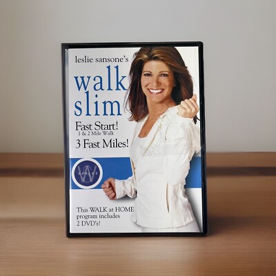 Leslie Sansone's Walk Slim: Fast Start! 1 & 2 Mile Walk / 3 Fast Miles! 2 DVDs