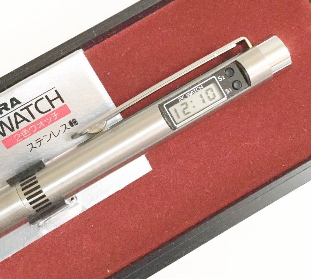 Zebra Shabo Watch 2Cwatch 2-Color Ballpoint Pen Digital With Zebra Shabo Watch 2Cwatch 2-Color Ballpoint Pen Digital With
