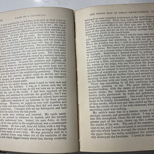 Antique 1892 Tales of a Traveller by Geoffrey Crayon (Thomas Y. Crowell & Co) HC - Foto 9 di 11