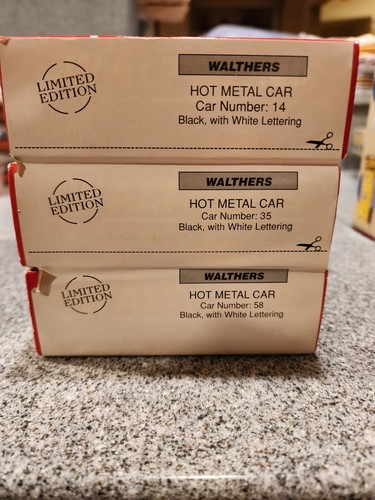 Lot 3 Wagons Walthers Hot Metal Car – Ho édition Limitée N°14 35 38
