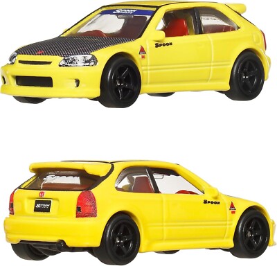 IN HAND 2025 Hot Wheels Premium 2 Pack '99 HONDA CIVIC TYPE R (EK9