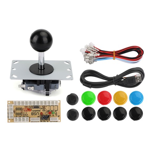 Arcade Joystick DIY Set 0 Delay Arcade USB Encoder To PC + Push Buttons Kits AUS - Picture 4 of 14