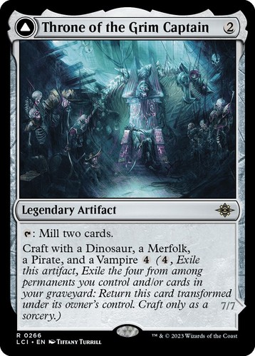 MTG Roaming Throne Borderless Foil The Lost Caverns of Ixalan R