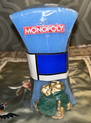 Candela Monopoly Money to Burn da collezione sigillata in fabbrica + 3 gettoni NUOVI 1999 blu - Foto 4 di 6
