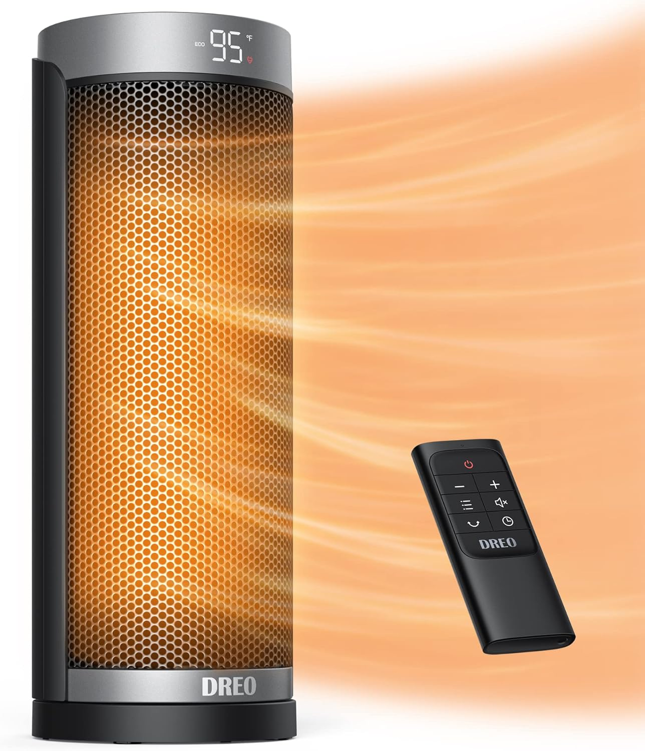Space Heaters for Indoor Use, Electric Heater with Remote for Bedroom Large Room