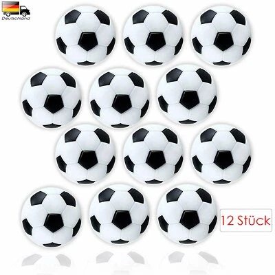MARKENLOS 12er Ersatzbälle Tischfußball Tischkicker 31mm Kicker Ball Kickerbälle