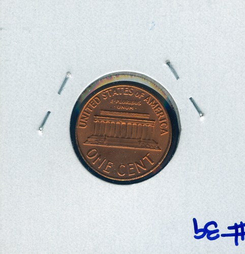 Moneda exacta de centavo Lincoln 1970-D rojo de primera calidad US-1C #40 - Imagen 2 de 2