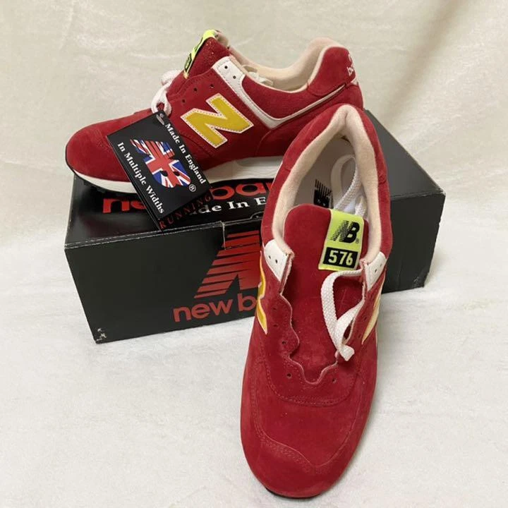 New Balance New Balance NB M576SYW US8 1/2 Red x Neon Yellow 90s ...