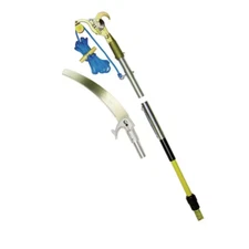 6-12 ft. Telescoping Pole with Pruner and Pole Saw Professional Grade Fiberglass